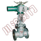 Electric wedge type gate valve