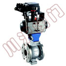 Pneumatic control ball valve