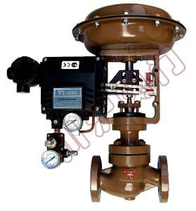 Pneumatic single seat control valve